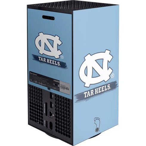 University of North Carolina UNC Tar Heels XBox Series X Digital Edition Console Skin